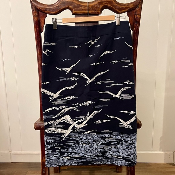 Maeve Anthropologie Rare Shorebird Pencil Skirt, Size 12 - Picture 1 of 8